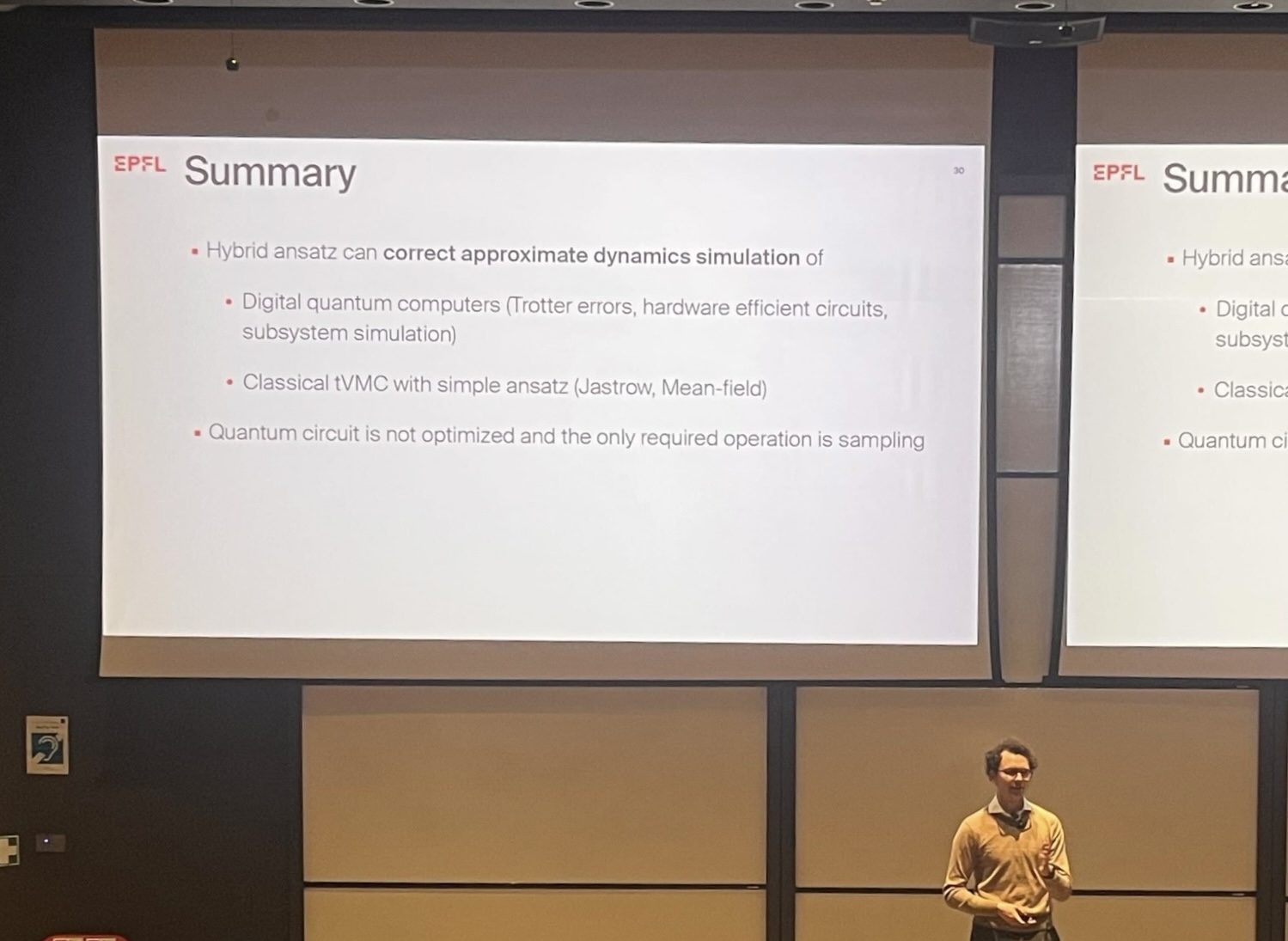 Photo of QCTiP presentation